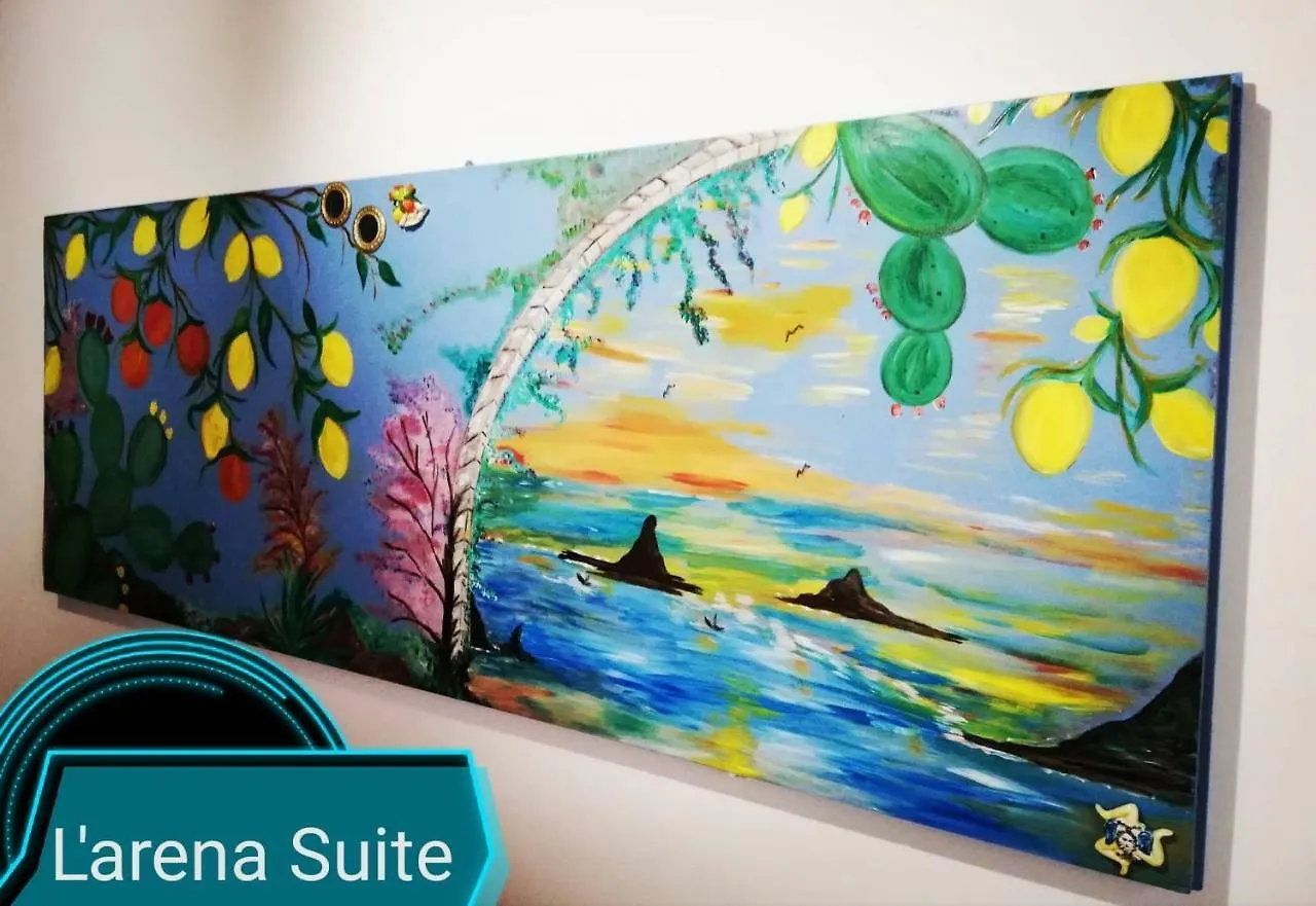 Lägenhet L' Arena Suite - Sicilian Style 140 Mq Flat With Balcony And Arena Seeview Castellammare del Golfo